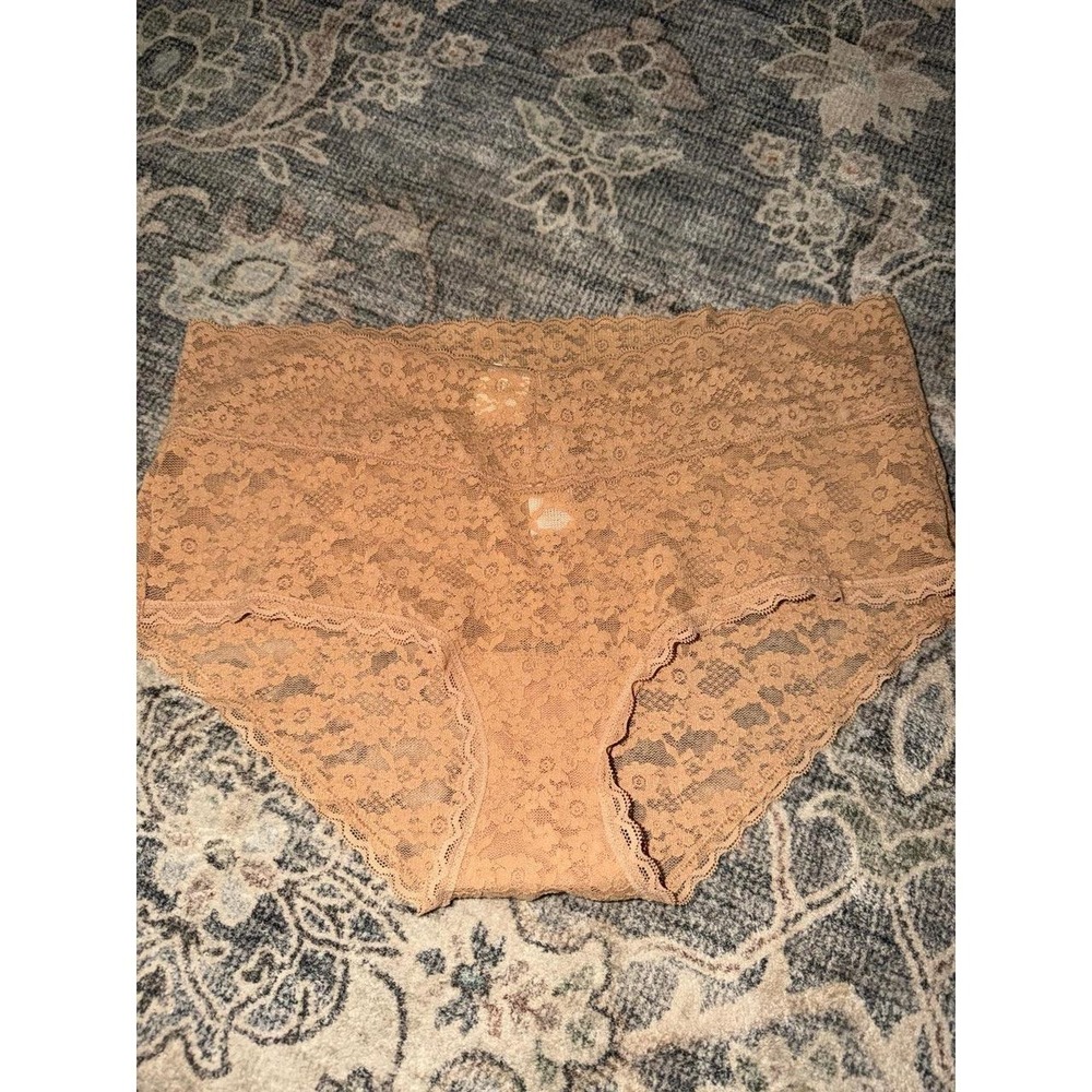 Aerie Nude Lace Boybrief Panty Underwear